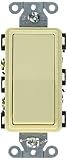 Hubbell DS220I Decorator Switch, Double Pole, 20 amp, 120/277V, Ivory by Hubbell