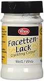 Viva Dﾃδｩcor-90 ml One Step Crackling Varnish, White by Viva Decor