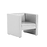 arne ソファー 1人掛け 肘付き 合皮 ダイニング リビング プチコンパクトソファ 1P ⑩クロコ シルバー