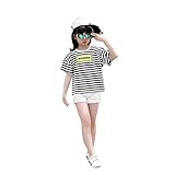 半袖トレーナー 子供服 半袖Tシャツ トレーナー キッズ　女の子　ブラック 120cm