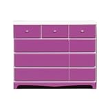 アルファタカバベビータンスシリーズパレット115cm幅4段ラベンダー