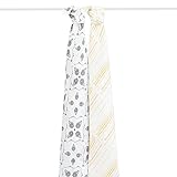 aden + anais (エイデンアンドアネイ) 【日本正規品】 モスリンコットン おくるみ 2枚セット kindred 2-pack swaddles-R203