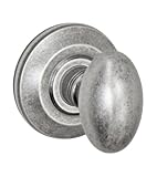 Fusion Hardware P-02-Z2-0-ATP Elite Collection Egg Passage Knob with Cambridge Rose, Fullset/Pair, A