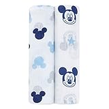 ideal baby by the makers of aden + anais Disney swaddle 2 pack, mickey mouse