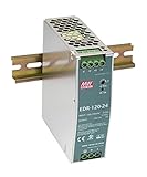 MEAN WELL オリジナル EDR-120-12 12V 10A meanwell EDR-120 12V 120W 単一出力 軌道式工業用