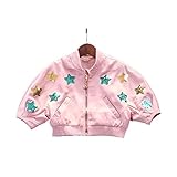 Pojour ベビー服 子供服 女の子 秋冬 防寒 ソフト星コート おしゃれ かわいいカーディガンジャケット 長袖 プリンセス 暖かい ベビールームウェア 普段着 カジュアル 旅行 記念日 プレゼント