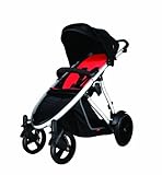 phil&teds　フィルアンドテッズ　最新最上級モデルVerve ブラック/レッド【輸入品】 (レッド×ブラック)