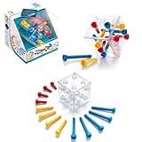 SmartGames クリスクロスキューブ 3Dロジックパズルゲーム 80種類のチャレンジの頭の体操 対象年齢8歳以上