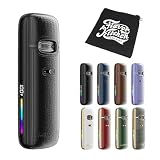 【キャップ付き!】 VOOPOO VMATE E2 ブープー ブイメート イー２ 3Xアップグレードカートリッジ/電子タバコスターター VAPE (Jet Black)