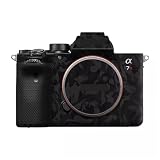に適合する Sony A7RIV A7R IV用カメラスキン傷防止ビニールラップ漫画フィルムボディプロテクターコート写真アクセサリーステッカー(シャドーカモブラック)