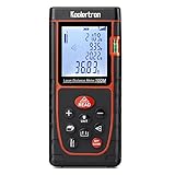 Koolertron レーザー距離計 最大測定距離100M 高い測定精度±1.5mm IP54防塵 防水 距離/面積/体積 連続計測 LCDデジタル表示 バックライト搭載