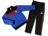 (ジョーダン)Jordan キッズ/リトルキッズ Elephant ジャケット＆パンツ セットアップ (2T(2歳), 青黒インフラレッド) [並行輸入品]