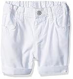 The Children's Place Toddler Girls' Her Li'l Roll Cuff Pants White 4T [並行輸入品]