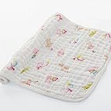エルフ ベビー(Fairy Baby) 赤ちゃん 6重ガーゼ キャラコ 柔らかい通気吸水 布おむつ 10枚セット(15*45cm,ハウス)