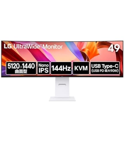 Dell U4924DW 49インチ 曲面モニター DualQHD USB-C Amazon.co.jp: Dell U4924DW 49インチ 曲面 USB-C ハブ モニター 5120