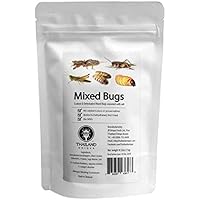 THAILAND UNIQUE 食べられる昆虫シリーズ　ミックスバグ 15g　塩味 [並行輸入品]