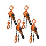ベストアンサー レバーホイスト 1t 荷締め機 ガッチャ がっちゃ 1トン 1ton 1.5m 4個 セット 4台 1000kg 1トン 軽量化 小型化 チェーンローラー 高品質 チェーンブロック チェーン ホイスト