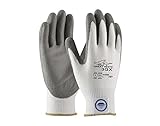 Pip Greatホワイト3 GX 19-d310ホワイト/グレーLarge Dyneema /ナイロンcut-resistant手袋 – ANSI 3カット抵抗 – ポリウレタンPalm &指コーテ