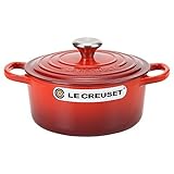 Le Creuset ルクルーゼ SIGNATURE シグニチャー Cocotte ronde 18cm ココットロンド Cherry Red チェリーレッド 両手鍋 [並行輸入品]