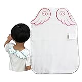 汗取りパッド 天使の羽 汗取り 汗取りガーゼ 赤ちゃん ベビー 雑貨 新生児 吸水 お昼寝 お出かけ 夏 汗 汗っかき 快適 かわいい (ピンク)