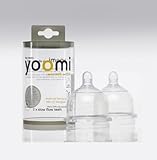 Yoomi Slow Flow Nipples set of 2 for 0+ months by Yoomi [並行輸入品]