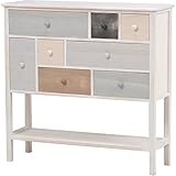 スモーキーシリーズ　チェスト（アンティークホワイト）　MCH-8303AW