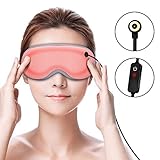 ホットアイマスク CenBlueストア 遮光 安眠 三段階の温度調節 疲れ目を緩和(耳栓付き付き)