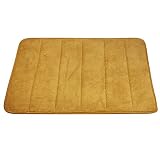 Mikey Store Ultra Soft Anti-Slip Mats Carpet Bath Toilet Vertical Strips Vertical Stripes Memory Foa