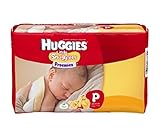 Huggies Gentle Care Preemies Diapers, Size P, 30-count by Kimberly-Clark