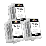 【TAKEYUKI】BC345XL 3個セット(ブラック） 互換インクカートリッジ canon用 BC310通用 インク 345 詰め替えインク リサイクルインク 純正品併用 大容量 キヤノン用 PIXUS TS3330 TS3130S TS3130 TS203 TR4530 インク PIXUS MP493 MX420 MP280 MX350 MP490 MP480 MP270 iP2700