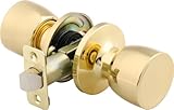 Brinks 2714-105 Bell Style Door Knob for Hall and Closet, Polished Brass by BRINKS