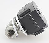 hsh-flo電動式ボールバルブ1 / 2 " dn15 12 VDC cr-05 FNPT ss304位置フィードバック電動式電動ボールバルブ
