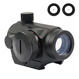 T-1タイプ ドットサイト20mmレール対応 サバゲー照準器 (レッド・グリーンイルミネーション/ローマウント)
