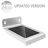 Solarmks Solar Lights PM-1124 24Led Security Light Motion Sensor Outdoor Step Lights Silver [並行輸入品]