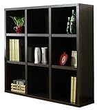 本棚 1010 ダークブラウン 幅110 奥行30 高さ110cm 木製 L1