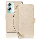 SZJAMIE OPPO A79 5G ケース 手帳型 A79 5G 手帳型ケース オッポ A79 5G ケース カバー おしゃれ A79 携帯ケース 軽量 薄型 可愛い 人気 耐衝撃 防水 カード収納 純正 財布型 ブランド 横置きスタンド機能 ストラップ付き OPPOA795G スマホケース(OPPO A79 5G対応,ベージュ)