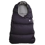 (モンクレール)MONCLER BABY ベビー ロゴ付きダウン仕様 ベビーキャリア おくるみ SACCO PORTA BEB (ネイビー) 00828 06 53079 742・9M／BLU