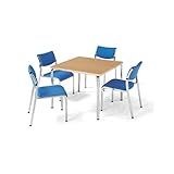 ミーティングテーブル・会議テーブル/　ARテーブル　【角型　幅900×奥行き900mm】 カラー:メープル