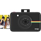 【データも保存できる】ポラロイド Snap デジタルインスタントカメラ (ブラック) プリンタ内蔵 ZINK フォトペーパー対応 (Black)