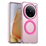 対応機種 for vivo X200 Pro mini 5G ケースカバー,耐衝撃マグネットスマホケース，対応機種 for vivo X200 Pro mini 5G スマホケース Red