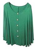 Full Cover Nursing Poncho By Duckery Kid - Breathable and Lightweight - 100% Modal (Green) by Ducker