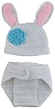 PANCY ベビー服 ベビー用 コスチューム 寝相アート 新生児 着ぐるみ 2点セット 出産祝い プレゼント 可愛い うさぎ