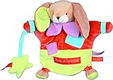 ＤＯＵＤＯＵ　DC2564 パペット　ラビット　ジグザグ ｻｲｽﾞ H約25cm お星さまを手に持ったウサギのパペットです