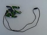 Adelily Nontoxic Silicone Helicopter Pendant Teether in Green Camo [並行輸入品]