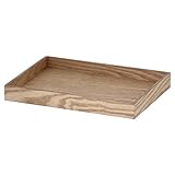 不二貿易 スタッキングトレイ S 突板 ナチュラル 14036