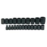 WILLIAMS 1/2" DR STD IMP SOCKET SET 6-PT 23 PCS (MS-4-23RC) 1/2"ドライブ ショートソケットセット 6角 23個 インパクト JHWMS-