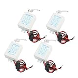 LEDドライバー、AC 85-265V DC 17V x 1W LED電源ドライバーアダプター x 1W LED Netzteil-Treiberアダプター x 4個。