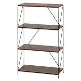 不二貿易 [C/D:77543] ＥＺＢＯワイヤーラック４段 ６０幅 ＭＢＲ