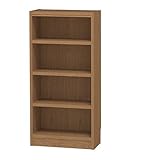 SHIRAI タナリオオーダーラック 高さ90 cm幅34 cm奥行19 cmブラウンオーク色棚強度T追加棚板0型番TNL-EM9034ATF2BO0