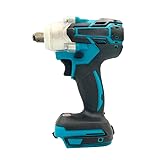 マキタ (Makita) インパクトレンチ 車 タイヤ交換 電動レンチ ボルト ナット 締め 18V バッテリー 使用可能 互換 充電式 電動工具 日本語説明書 バッテリー 別売り (本体単品（ブルー）)